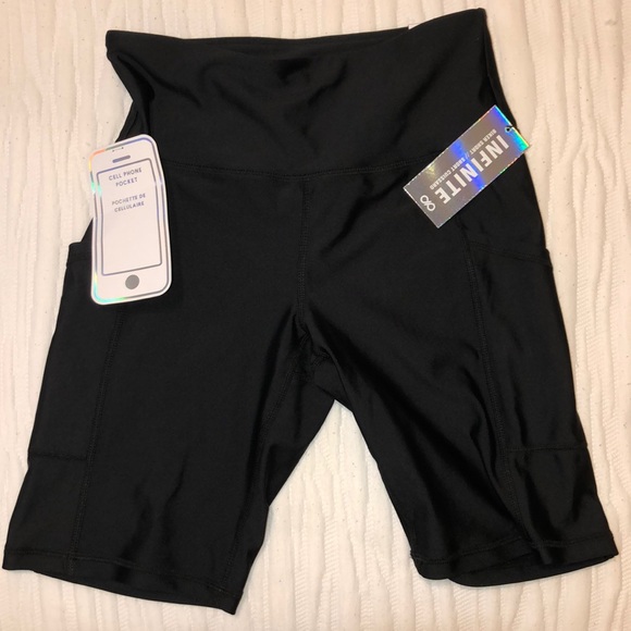 BIKER SHORTS + cell phone pocket - Picture 1 of 1